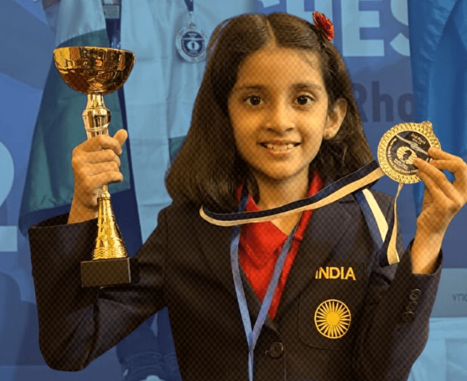 Eight-Year-Old Anvi Hinge Shines with Six Medals at Western Asian Youth Chess Championship