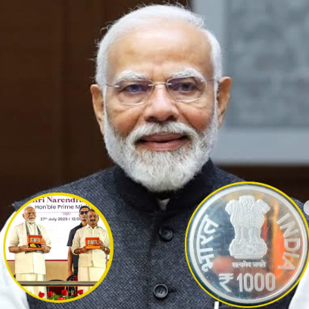 PM Unveils ₹1,000 Commemorative Coin Honoring 1,000 Years of Rajendra Chola’s Naval Legacy